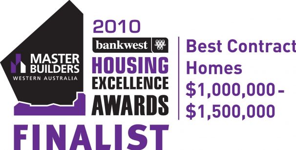 The 2010 MB winning award for Exclusive Residence.
