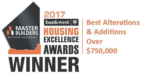 The 2017 Master Builders wining award for Exclusive Residence.